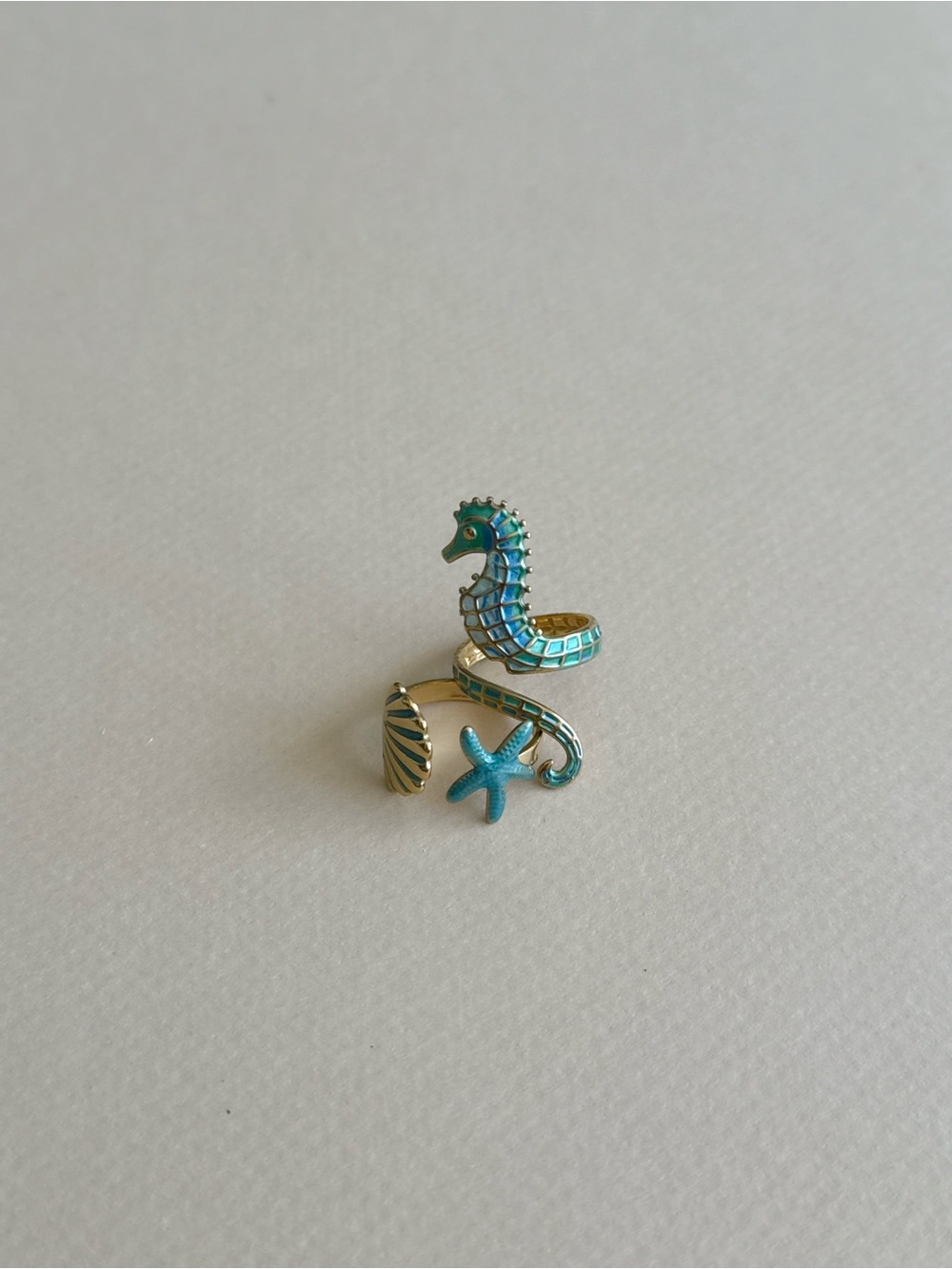 Seahorse ring #2561 - Picture 6 of 6